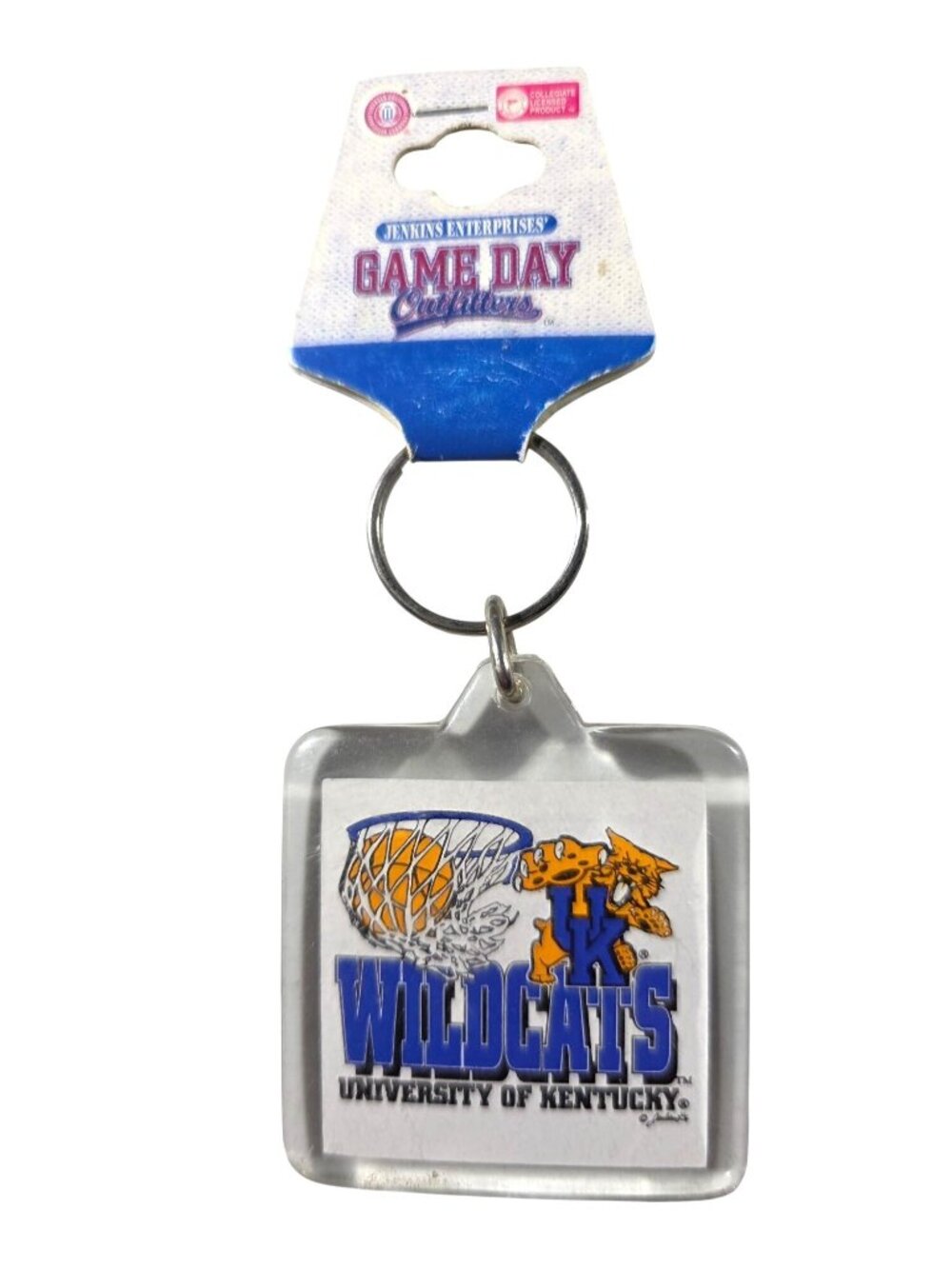 Keychain University Of Kentucky Wildcats College Basketball Logo Acrylic
